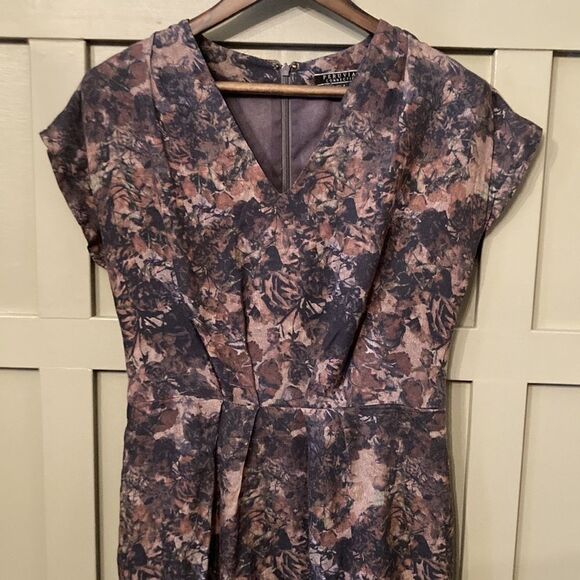 PERUVIAN Connection Soft Knit Viscose Printed Dress Size 6 - Picture 7 of 13